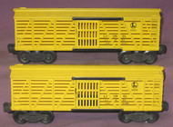 6656 Stock Car: Light Yellow: Set of Two (7)
