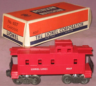 6017 Lionel Lines Caboose: Molded Red (8+/OB)