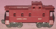 6017 Lionel Lines Caboose: Molded Tuscan (7+)