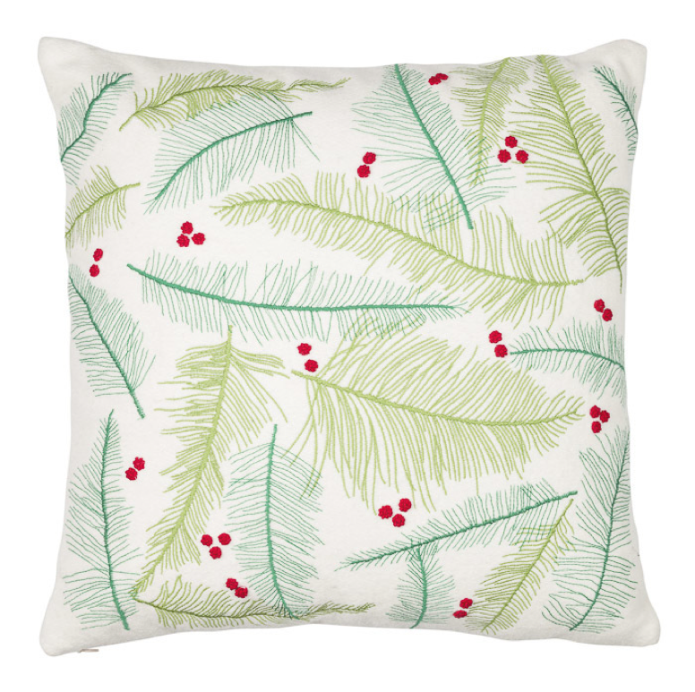 Leaves and Berries Pillow Cover