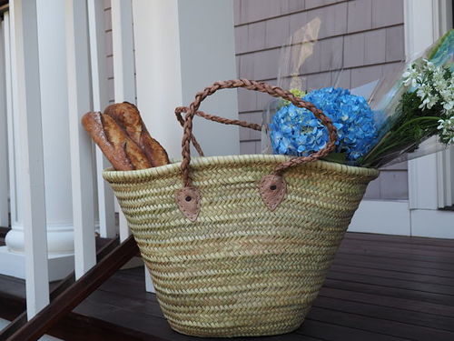 small french basket bag