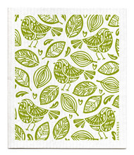 Swedish dishcloth Robins Green