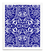 Swedish dishcloth Scandi Bloom Blue