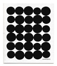 Swedish Dishcloth - Spots - Black