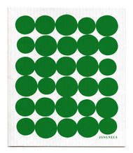 Swedish Dishcloth - Spots - Green