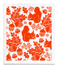 Swedish Dishcloth - Squirrel - Orange