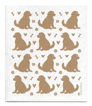 Swedish Dishcloth - Doodle Dog - Sand