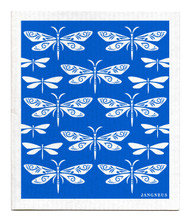 Swedish Dishcloth - Dragon Fly - Blue
