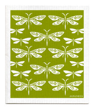 Swedish Dishcloth - Dragon Fly - Green