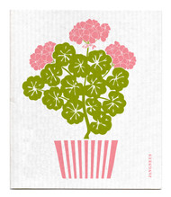 Swedish Dishcloth - Geranium - Blush Pink