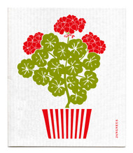 Swedish Dishcloth - Geranium - Red