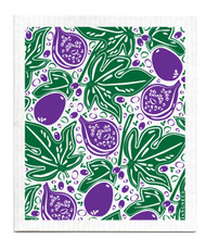 Swedish Dishcloth - Figs - Green