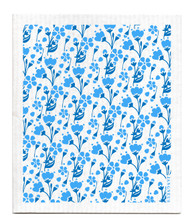 Swedish Dishcloth - Buttercup - Blue