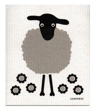 Jangneus Swedish dishcloth, Black Sheep, 100% biodegradable