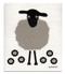 Jangneus Swedish dishcloth, Black Sheep, 100% biodegradable
