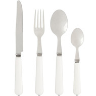 Flatware - Lucie -  White - 24 pieces