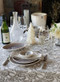 Tablecloth Amrita grey from Danish designer Chamois