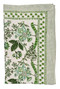 Floral green tablecloth from Chamois in Denmark