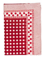 Red check tablecloth from Chamois in Denmark