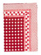 Red check tablecloth from Chamois in Denmark