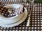 Tablecloth from Chamois in Denmark - Check - Brown