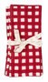 Napkin from Chamois in Denmark - Check - Red - Set of 2 - 20" SQ Napkin from Chamois in Denmark - Check - Red - Set of 2 - 20" SQ
