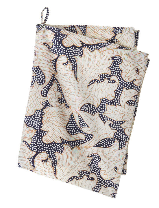 Kitchen Towel Flora Midnight Gold Esthetic Living