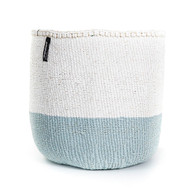 Kiondo Basket - Light Blue & White