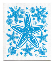 Swedish Dishcloth - Starfish - Turquoise