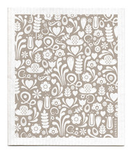 Swedish Dishcloth - Dala - Grey
