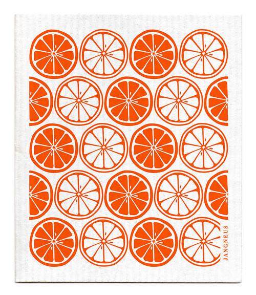 Amazing Swedish Dishcloth - Orange Citrus - Thumbnail 2