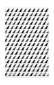 Swedish Kitchen Towels - Dogs - Black