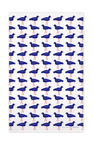 Swedish Kitchen Towels - Bird - Blue