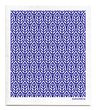 Swedish Dishcloth - New Leaves - Blue