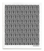 Swedish Dishcloth - New Leaves - Black