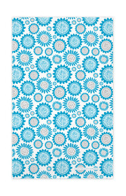 Swedish Kitchen Towels - Sunflower - Turquoise