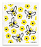 Jangneus Swedish dishcloth, Bee Yellow, 100% biodegradable