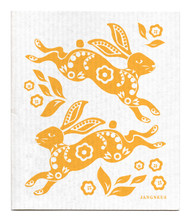 Swedish Dishcloth - Hare - Ochre