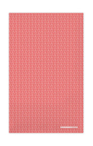 Swedish Kitchen Towels - Leaves - Red