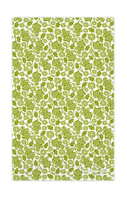 Jangneus kitchen towel oak leaf green
