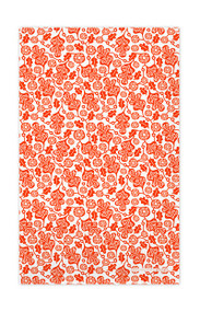 Jangneus kitchen towel oak leaf orange