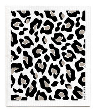 Jangneus Swedish dishcloth, Animal Print Black, 100% biodegradable