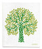 Jangneus Swedish dishcloth, Tree Green, 100% biodegradable