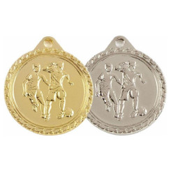 TW20-032-MD040GG / 32mm Male Football Medal