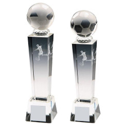 TW20-036-T.9423G / Crystal Column 3D Football Award