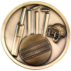 Cricket Medallion - Antique Gold 2.75"