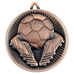 Football Deluxe Medal - Bronze 2.35"