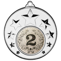 Multi Star Medal - Silver 2"