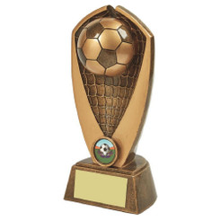 Antique Gold Resin Football Award HEAVY - 21cm