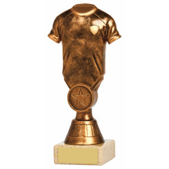 Antique Gold Football Shirt Award - 23cm